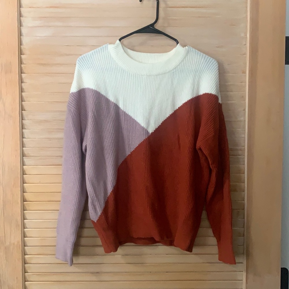 Sophie Rue color block sweater